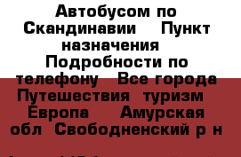 Автобусом по Скандинавии. › Пункт назначения ­ Подробности по телефону - Все города Путешествия, туризм » Европа   . Амурская обл.,Свободненский р-н